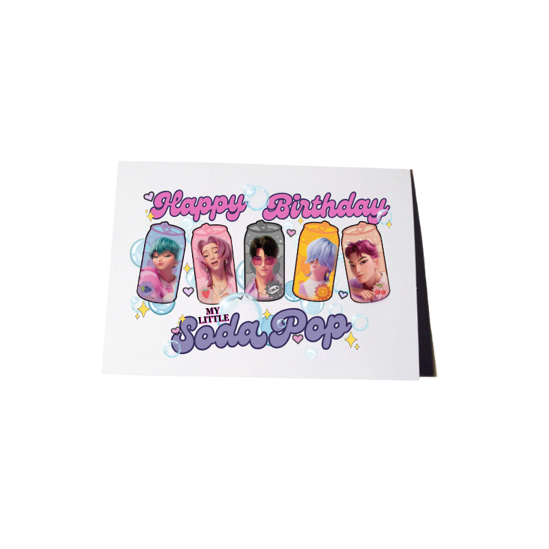 Saja Boys Soda Pop Card