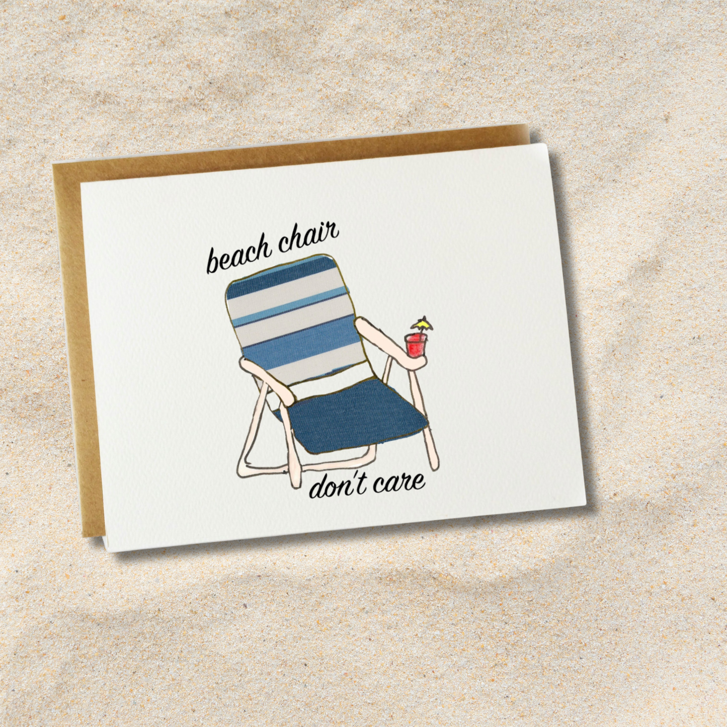 Beach Chair Retirement Card