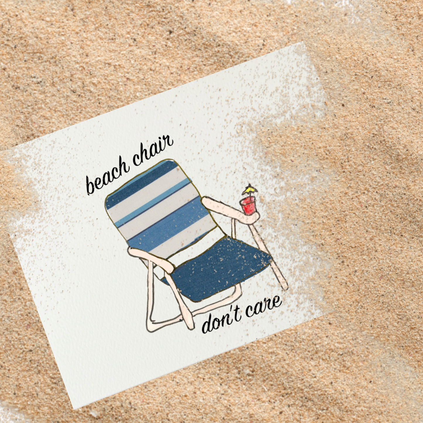 Beach Chair Retirement Card