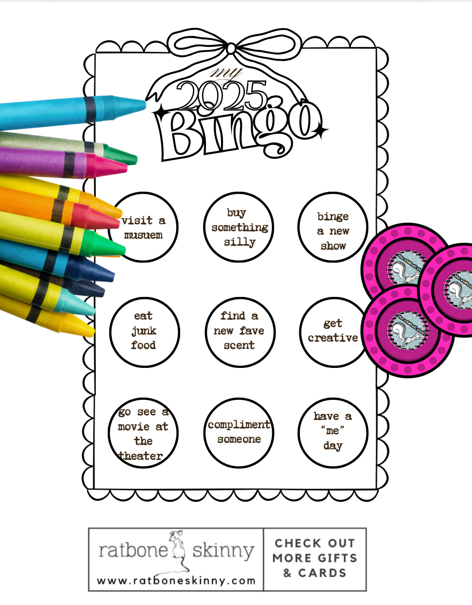 Free 2025 Bingo Card Download