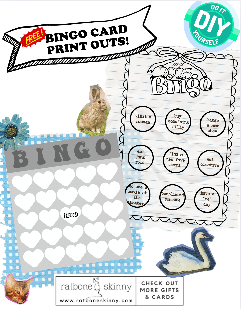 Free 2025 Bingo Card Download