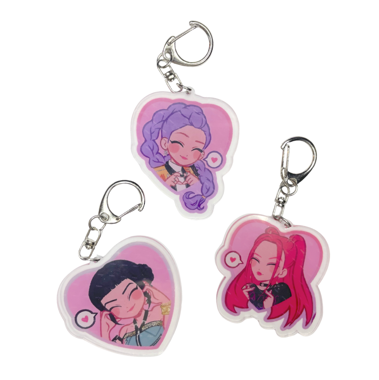 Kpop Demon Hunter Rumi Acrylic Keychain Anime Merchandise Fandom Accessory Gift (Copy)