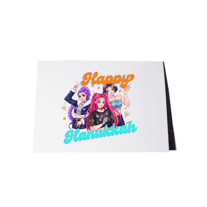 HUNTR/X K-Pop Hanukkah Card