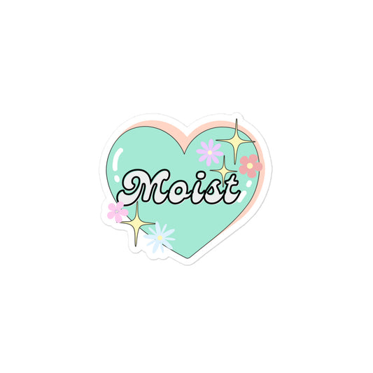 Moist sticker