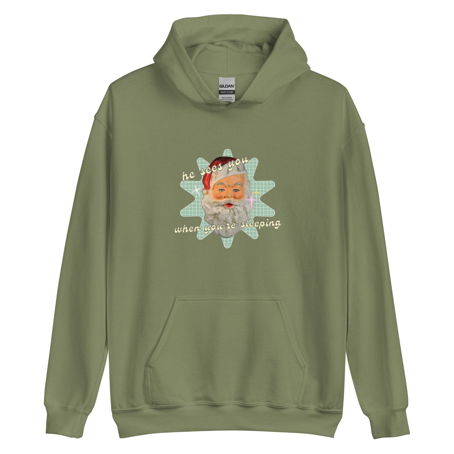 Creepy Santa Christmas Hoodie | Funny and Eerie Hoodie