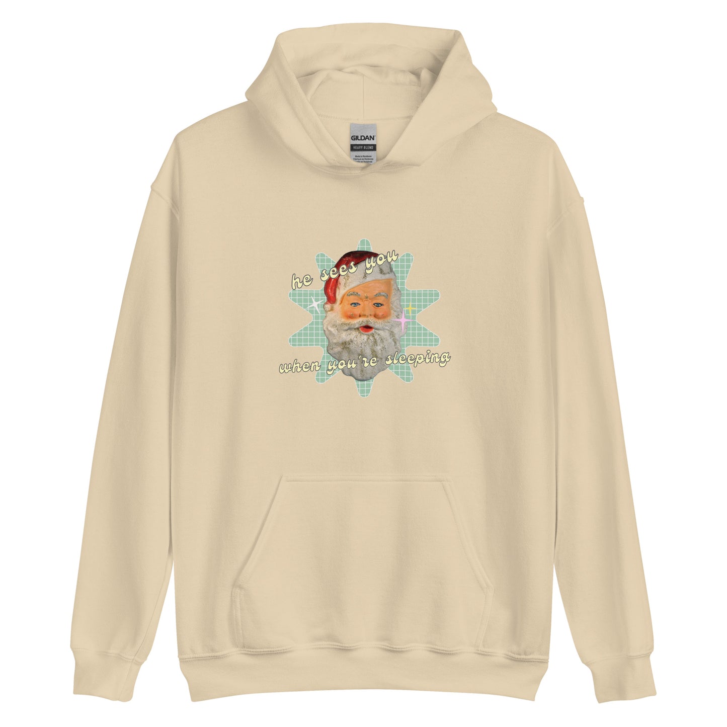 Creepy Santa Christmas Hoodie | Funny and Eerie Hoodie