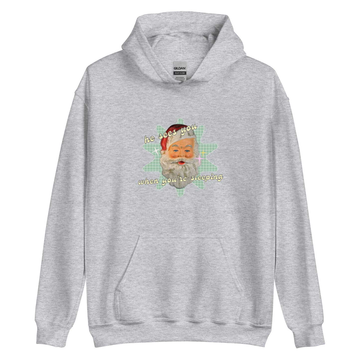 Creepy Santa Christmas Hoodie | Funny and Eerie Hoodie