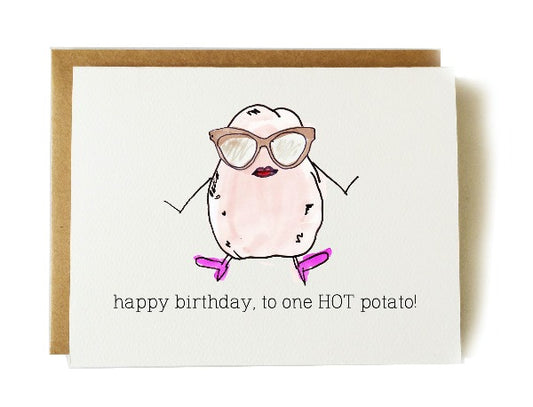Happy Birthday Hot Potato Card