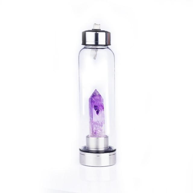 Crystal Gemstone Water Bottle
