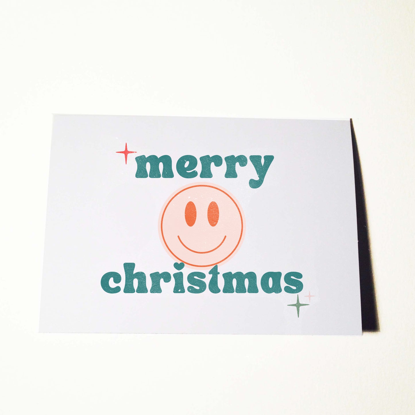Merry Christmas Smiley Card