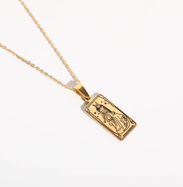 Vintage Tarot Inspired Necklace
