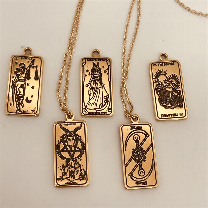 Vintage Tarot Inspired Necklace