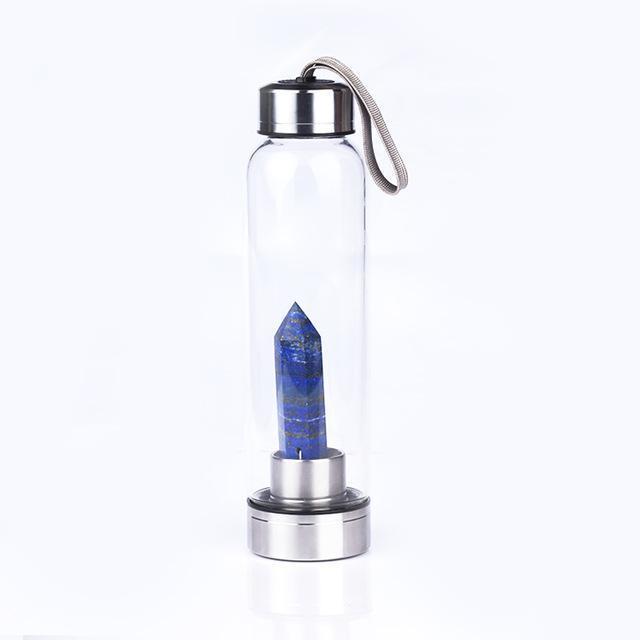 Crystal Gemstone Water Bottle