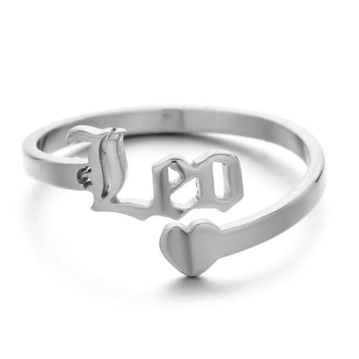 Whats Your Sign Adjustable Open Ring