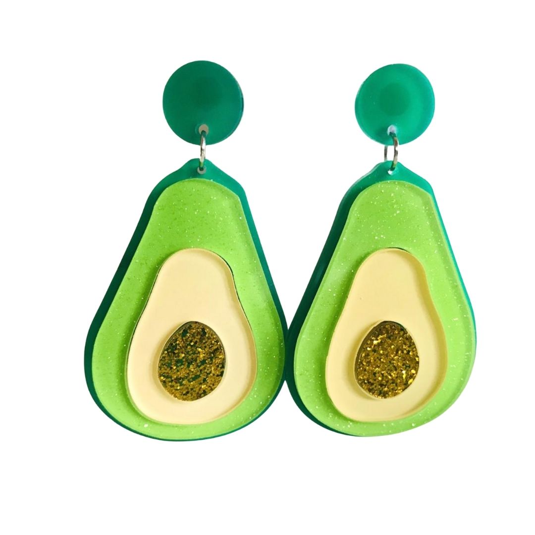 Avocado Drop Earrings