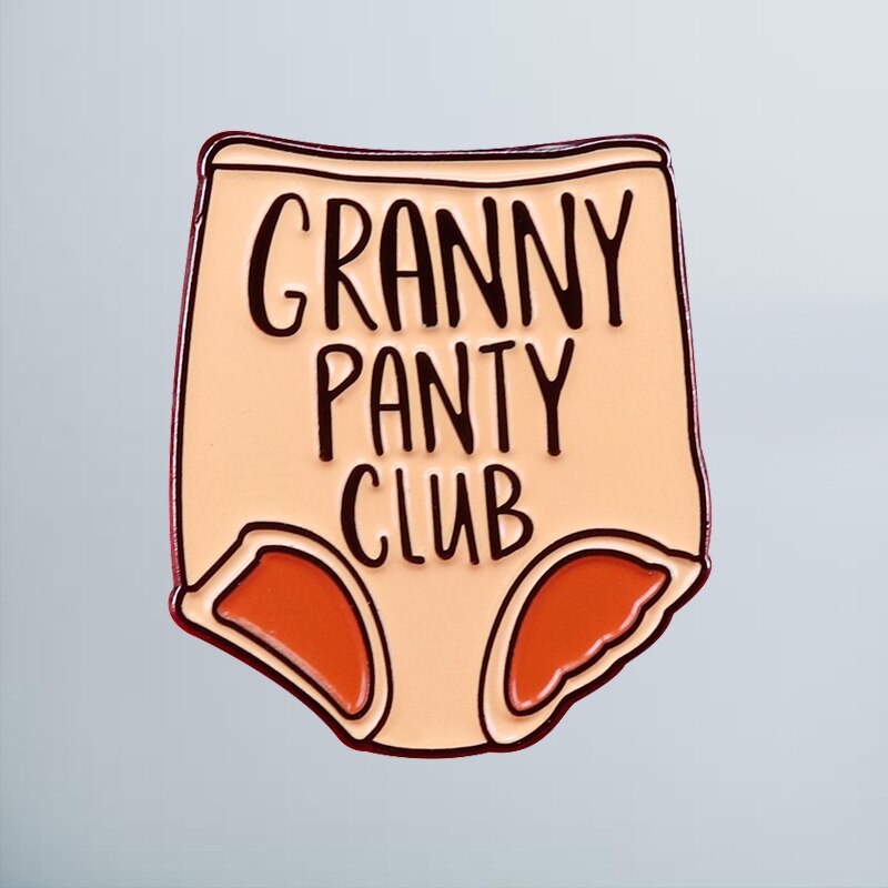 Granny Panty Club Pin