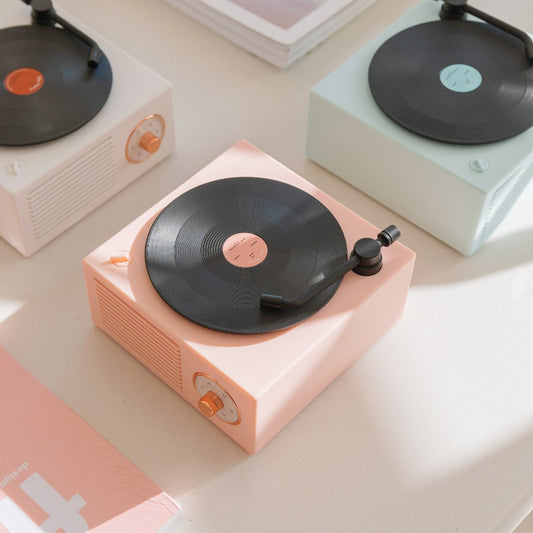 Retro Vinyl Record Bluetooth Speaker