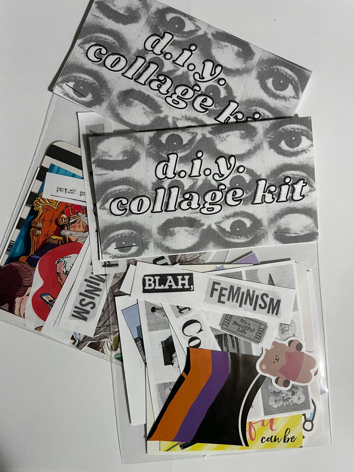 d.i.y. collage kit