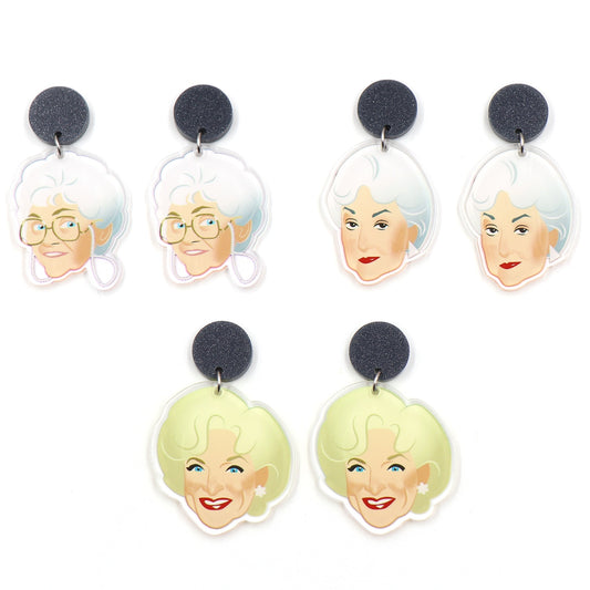 Golden Girls Acrylic Earrings
