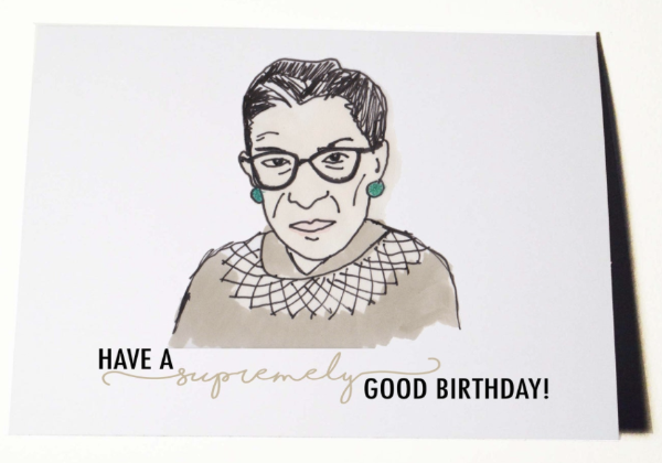 Ruth Bader Ginsburg Birthday Card