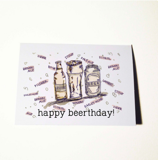 Beer Day Birthday Card