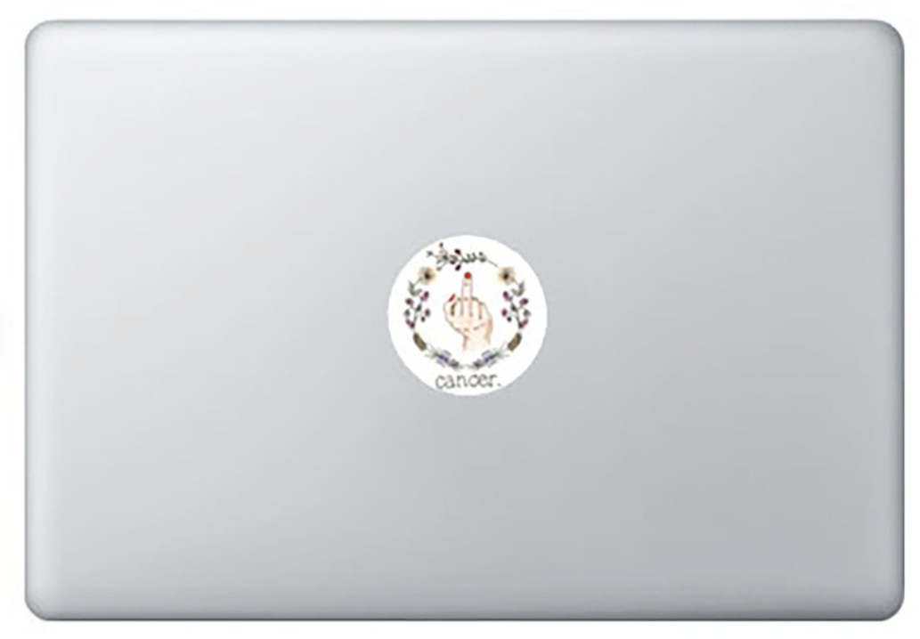 Mini F Cancer Survivor Laptop or Sticker Decal