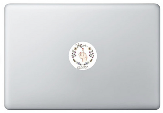 Mini F Cancer Survivor Laptop or Sticker Decal