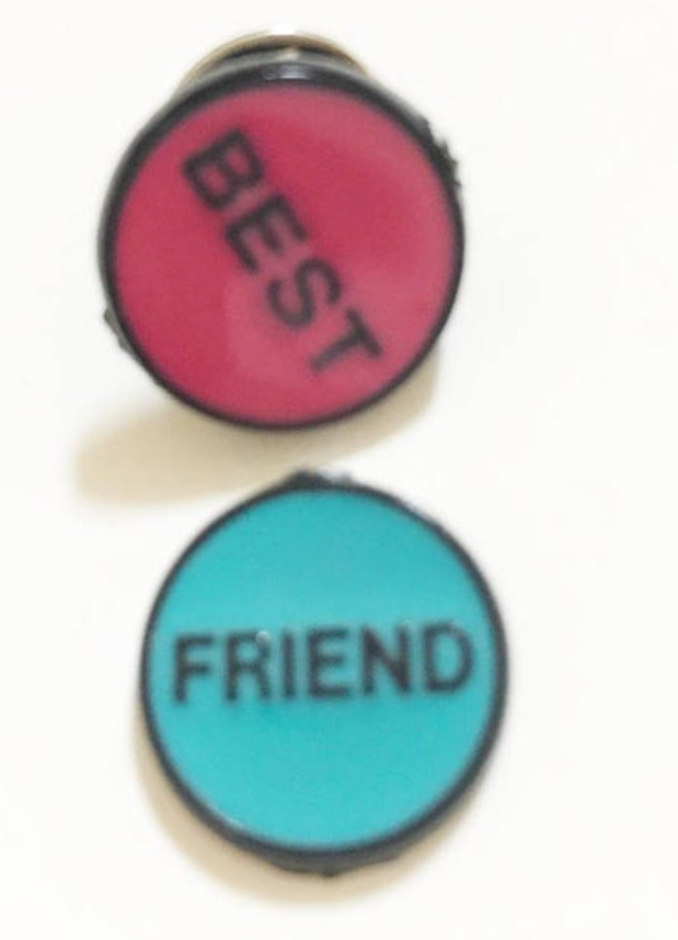 Best Friend Enamel Pin (Set of 2)