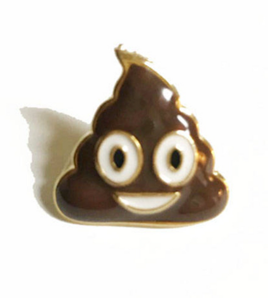 Poo Enamel Pin