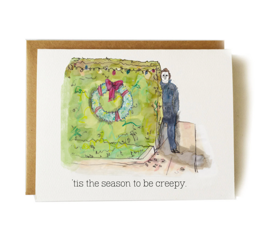 Halloween Michael Myers Christmas Card