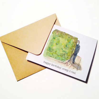 Michael Myers Halloween Birthday Card