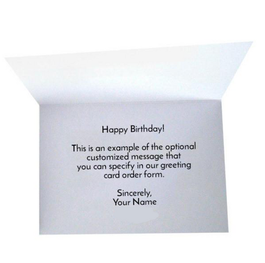 Personalized Greeting Card Note