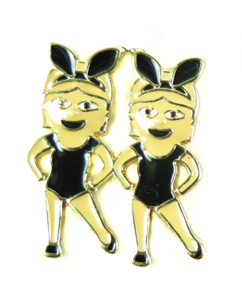 Twin Bestie Enamel Pin