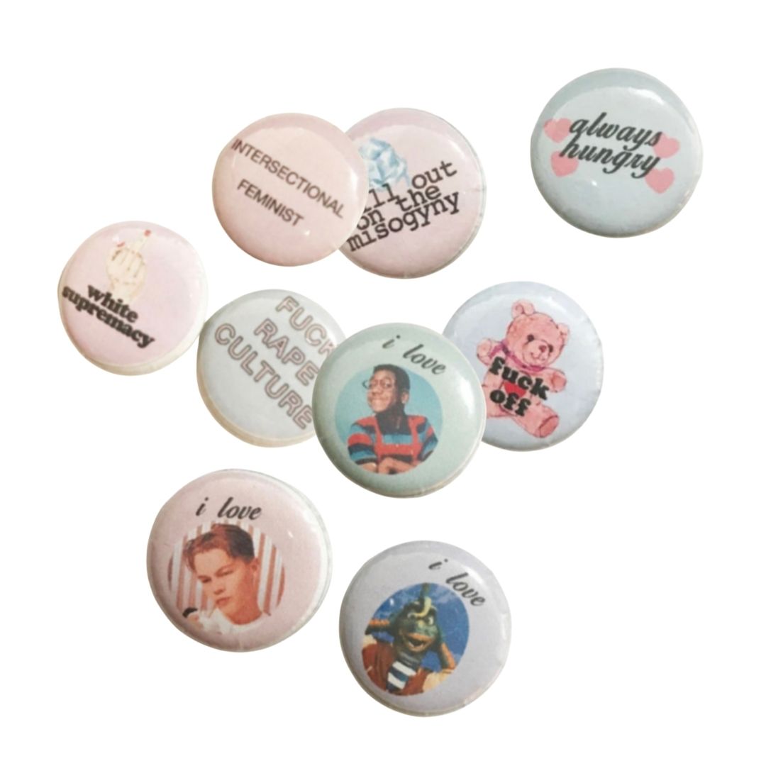 Normal Back Pin Ideas 5 random pin backs โ ratbone skinny