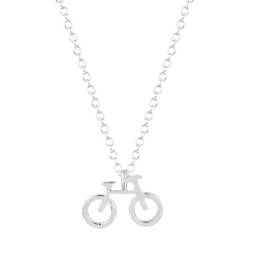 Bike Pendant Necklace