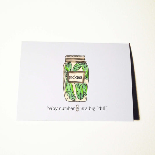 Big Dill Baby Card