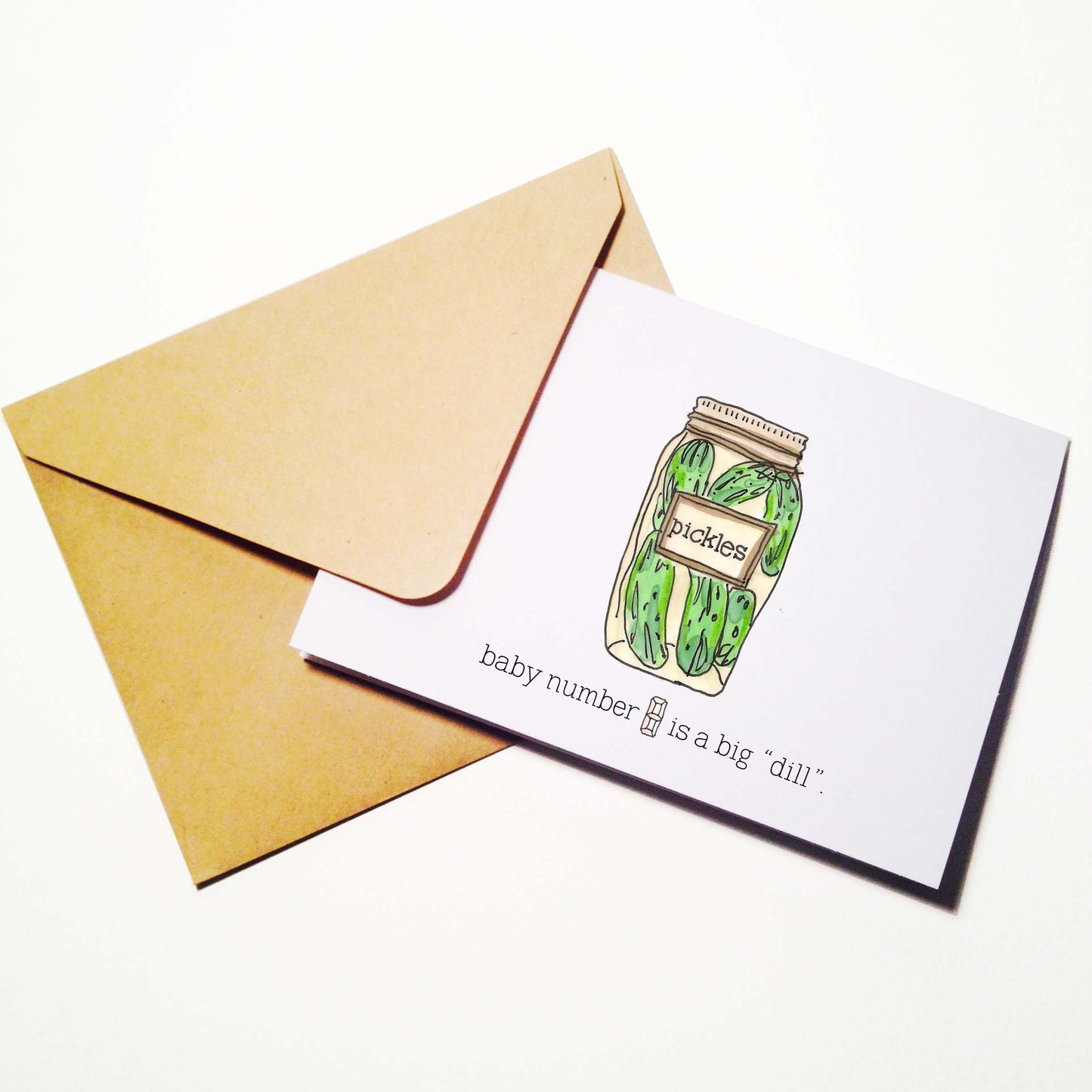 Big Dill Baby Card