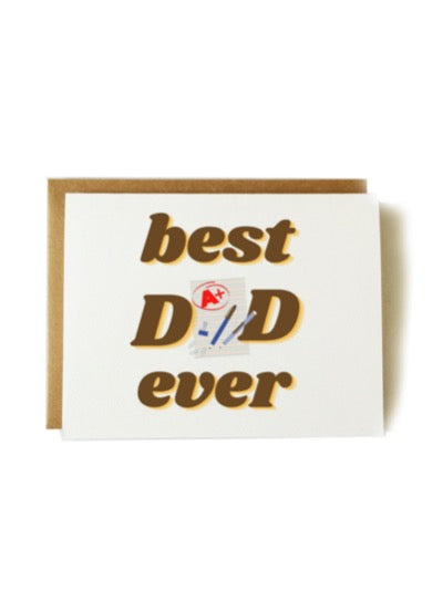 Best Dad Ever Father's Day Card