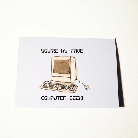 Computer Geek Card