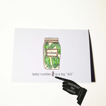 Big Dill Baby Card