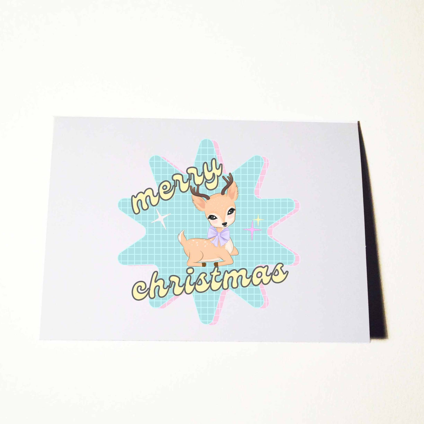 Cute Deer Christmas Card