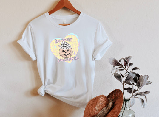 Howdy Pumpkin Western Halloween Shirt