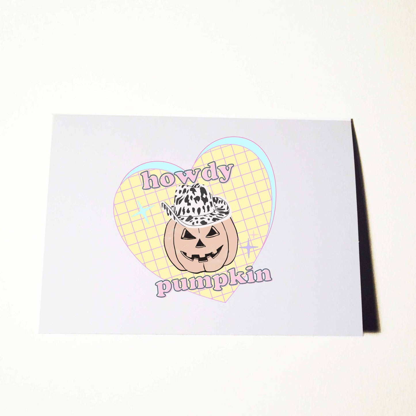 Howdy Pumpkin Halloween and Fall Card