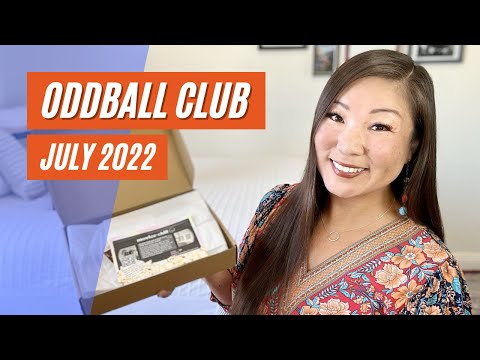 Video review by Maui Noel of The Oddball Club subscription box featuring various items.