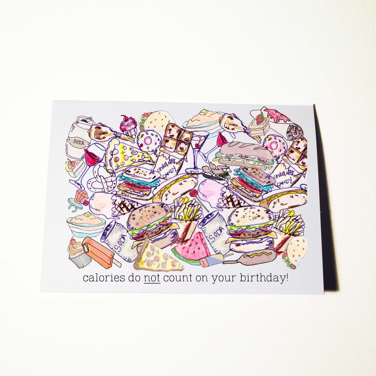 Foodie Birthday Card