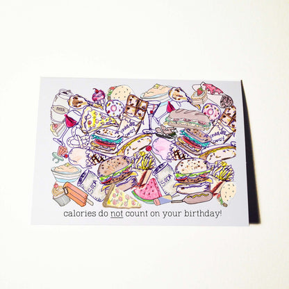 Foodie Birthday Card