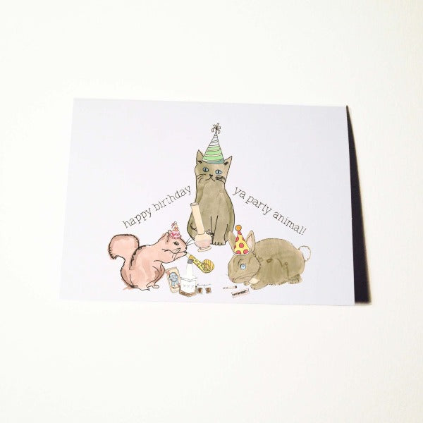 Party Animal Birthday Card