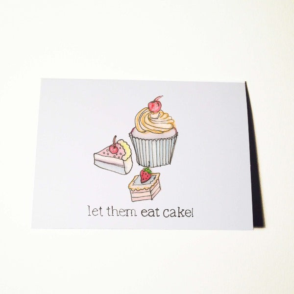 Cake or Marie A Birthday Card