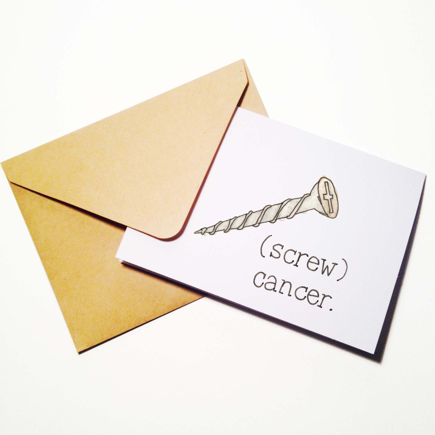 Screw Cancer Survivor Card