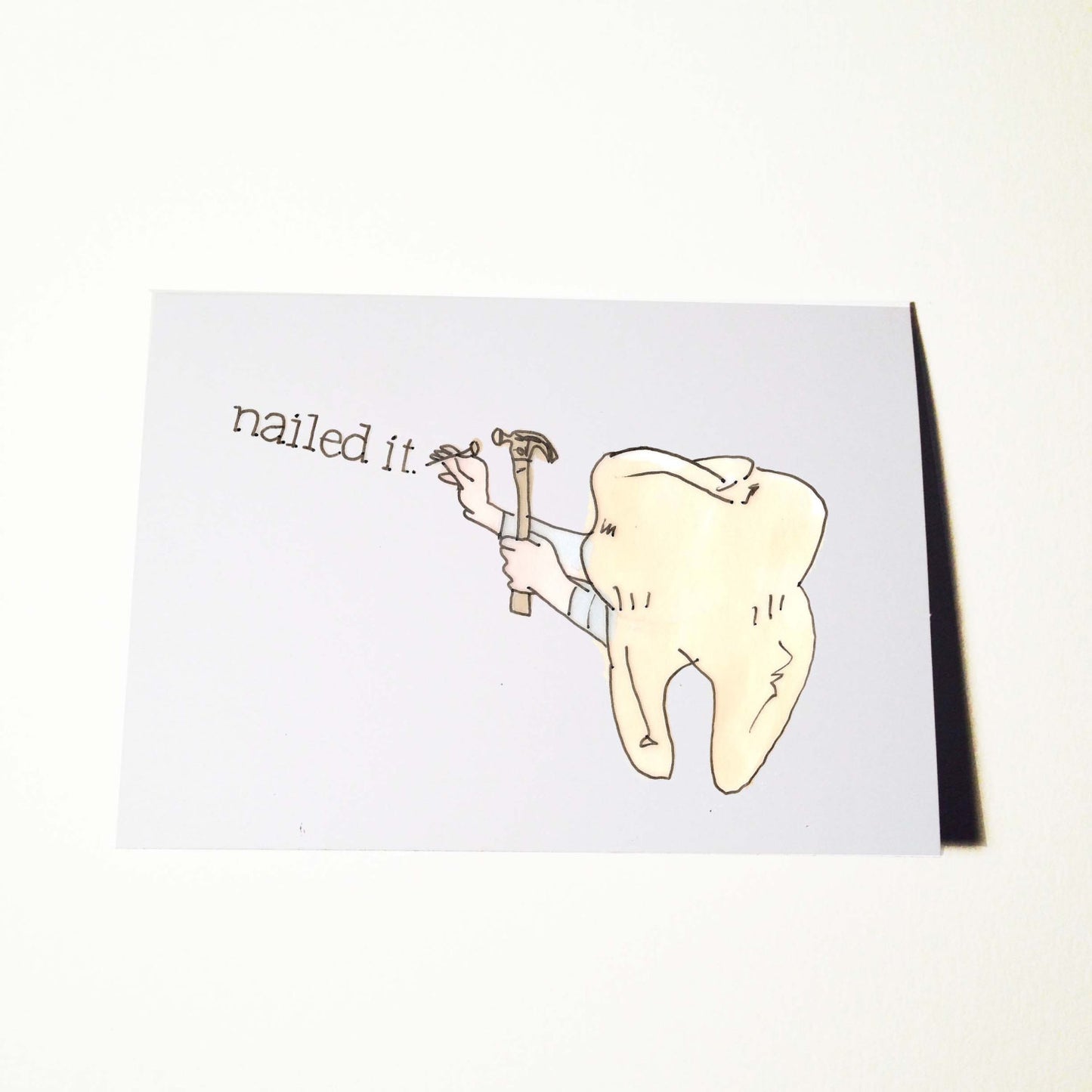 Nailed It Dentist Card